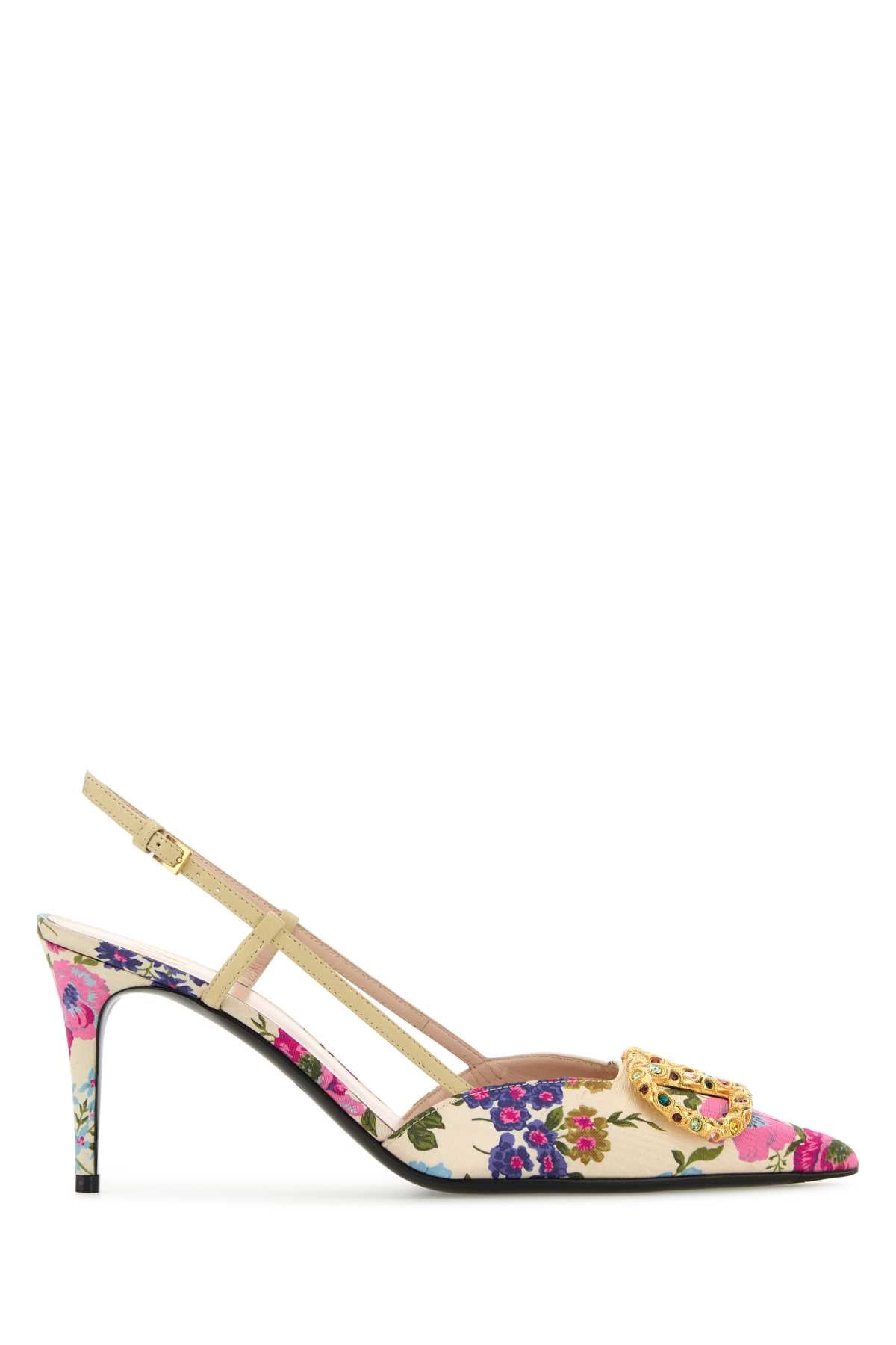 VALENTINO GARAVANI SLING BACK | VLOGO SIGNAT For Women Exterior: 100% Fabric Interior: 100% Leather Sole: Leather