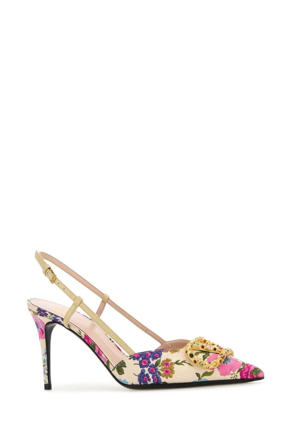 VALENTINO GARAVANI SLING BACK | VLOGO SIGNAT For Women Exterior: 100% Fabric Interior: 100% Leather Sole: Leather