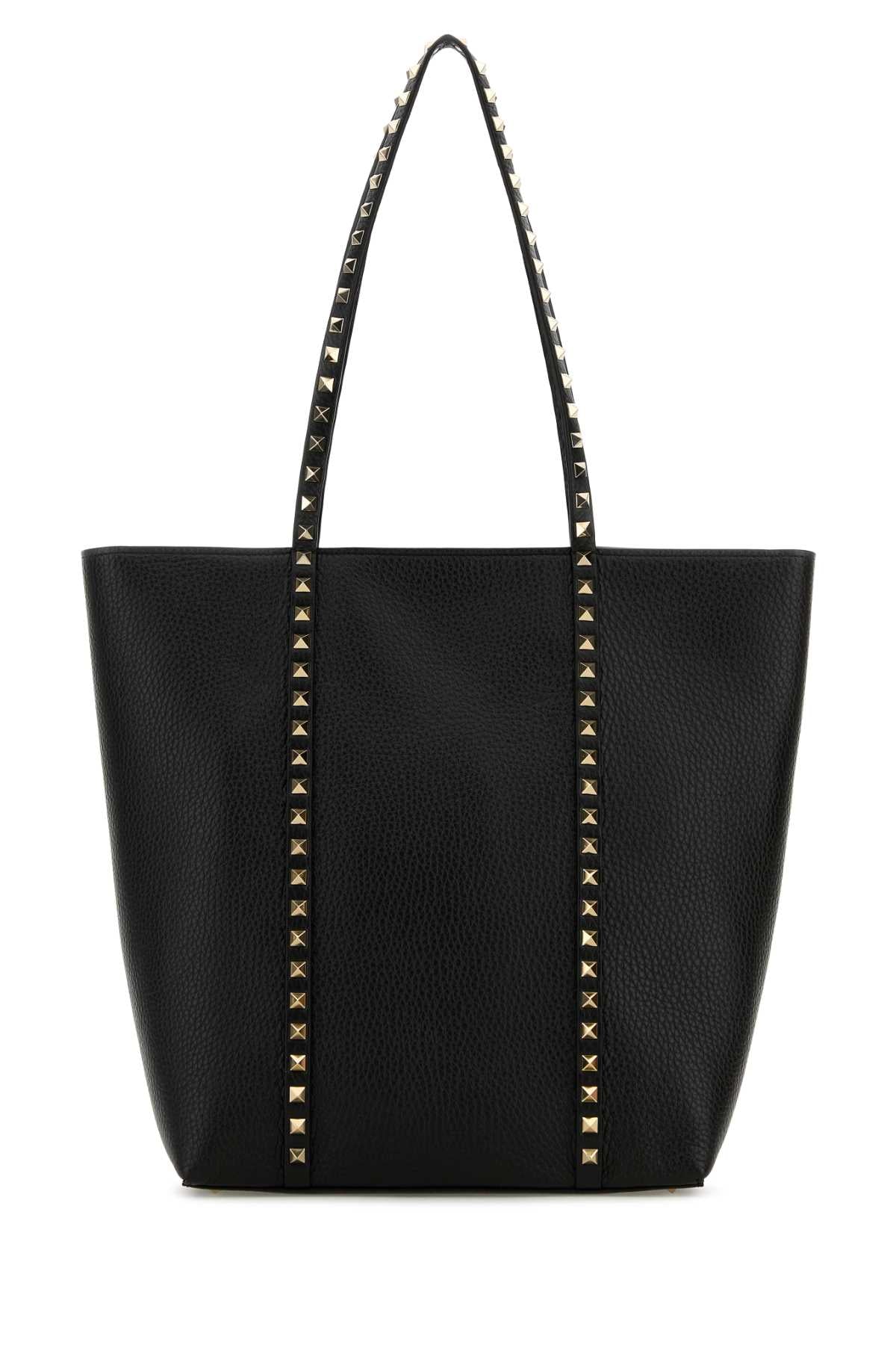 VALENTINO GARAVANI TOTE N/S | ROCKSTUD | VIT For Women Exterior: 100% Calf Finishing: Platinum