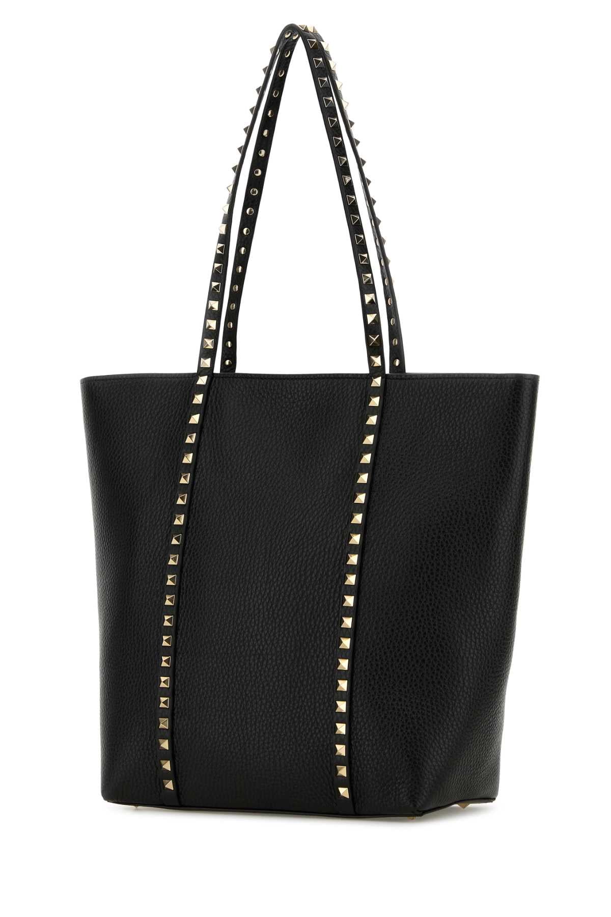 VALENTINO GARAVANI TOTE N/S | ROCKSTUD | VIT For Women Exterior: 100% Calf Finishing: Platinum