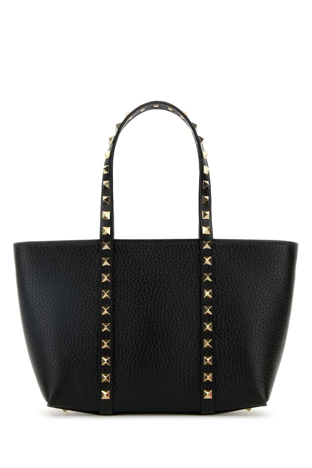 VALENTINO GARAVANI MINI TOTE | ROCKSTUD | VI For Women Exterior: 100% Calf Finishing: Platinum