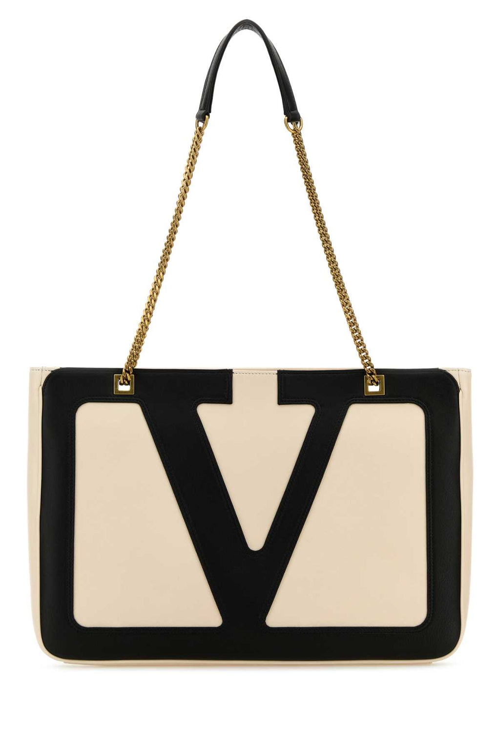VALENTINO GARAVANI MEDIUM TOTE | VIVA SUPERS For Women Exterior: 100% Leather Lining: 100% Leather Finishing: Antiqued golden metal