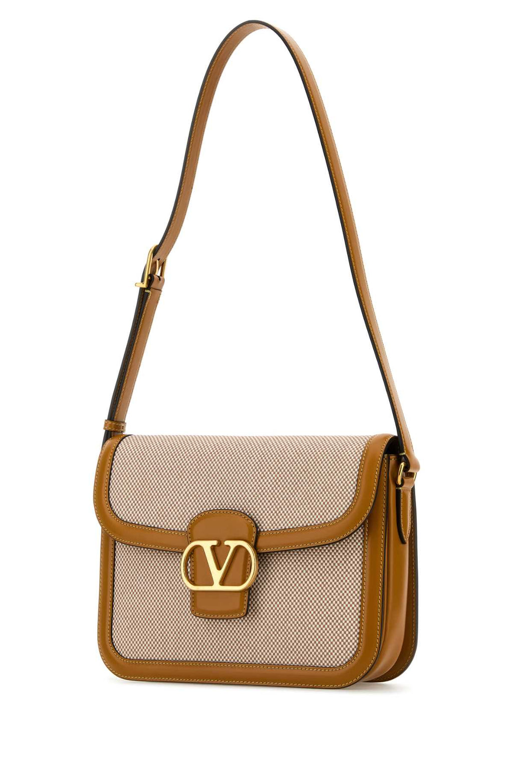 VALENTINO GARAVANI SHOULDER BAG | 9TO5 | CAN For Women Exterior: 100% Fabric 100% Leather Lining: 100% Nappa leather Finishing: Golden metal