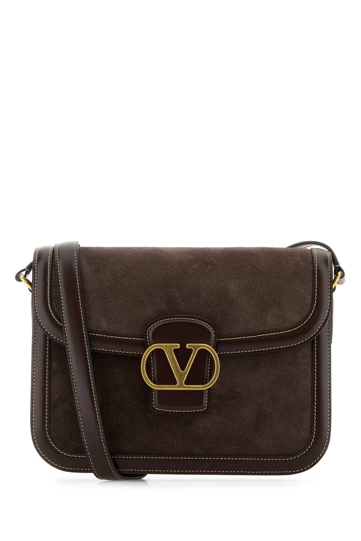 VALENTINO GARAVANI SHOULDER BAG | 9TO5 | SUE For Women Exterior: 100% Suede 100% Leather Lining: 100% Nappa leather Finishing: Golden metal