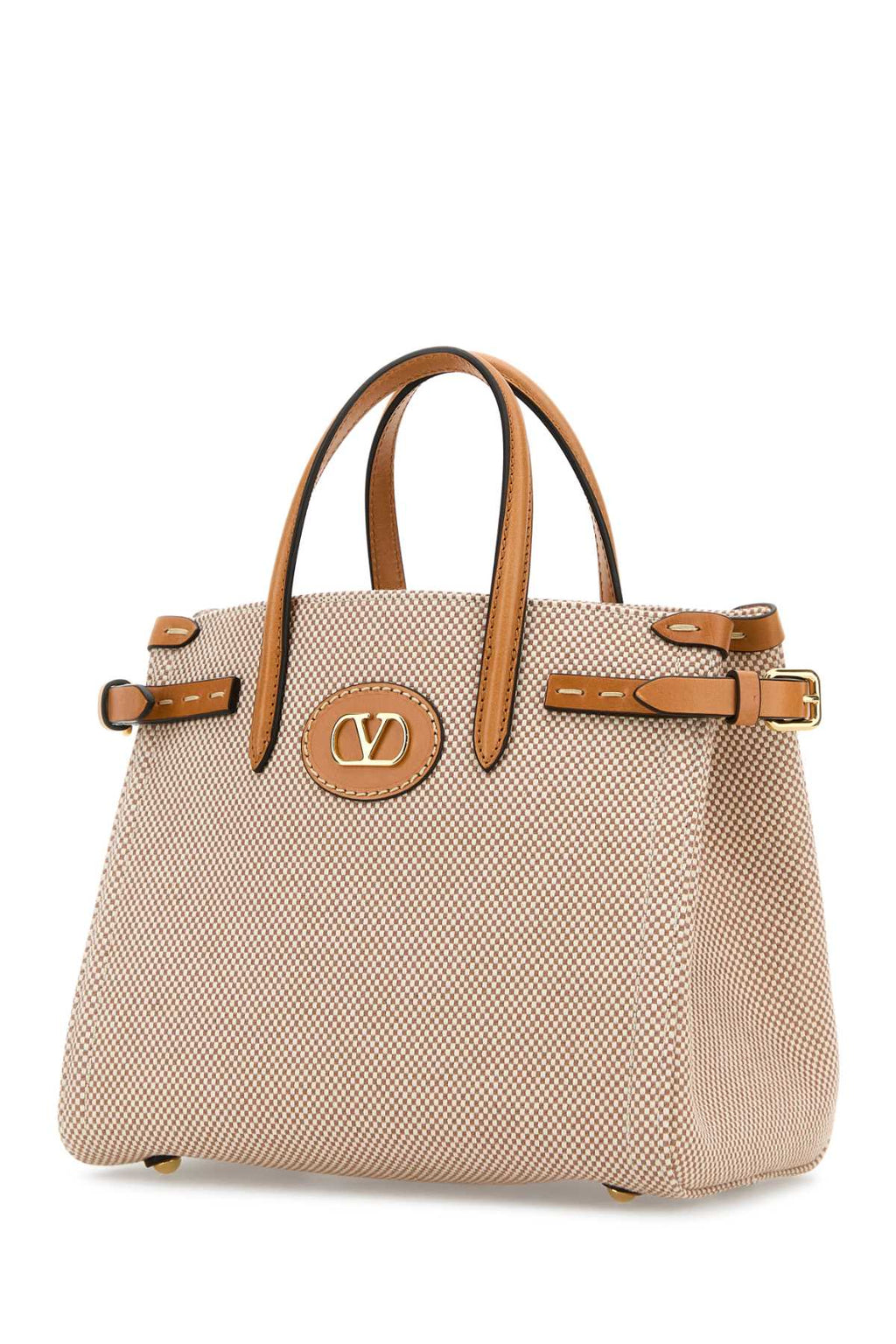 VALENTINO GARAVANI SMALL TOTE | ANTIBES | CA For Women Exterior: 100% Fabric Interior: 100% Fabric Finishing: Platinum