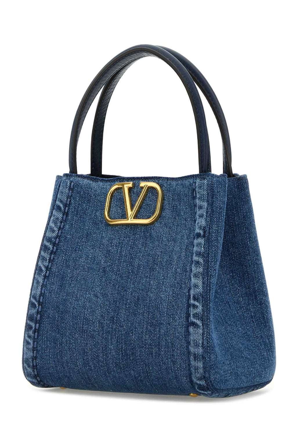 VALENTINO GARAVANI SMALL TOP HANDLE BAG | AL For Women Exterior: 100% Fabric Lining: 100% Fabric Finishing: Antiqued golden metal