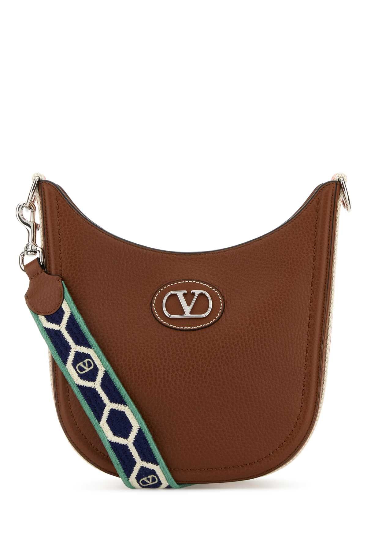 VALENTINO GARAVANI MEDIUM HOBO | ANTIBES | V For Women Exterior: 100% Leather Lining: 100% Suede Finishing: Silver metal