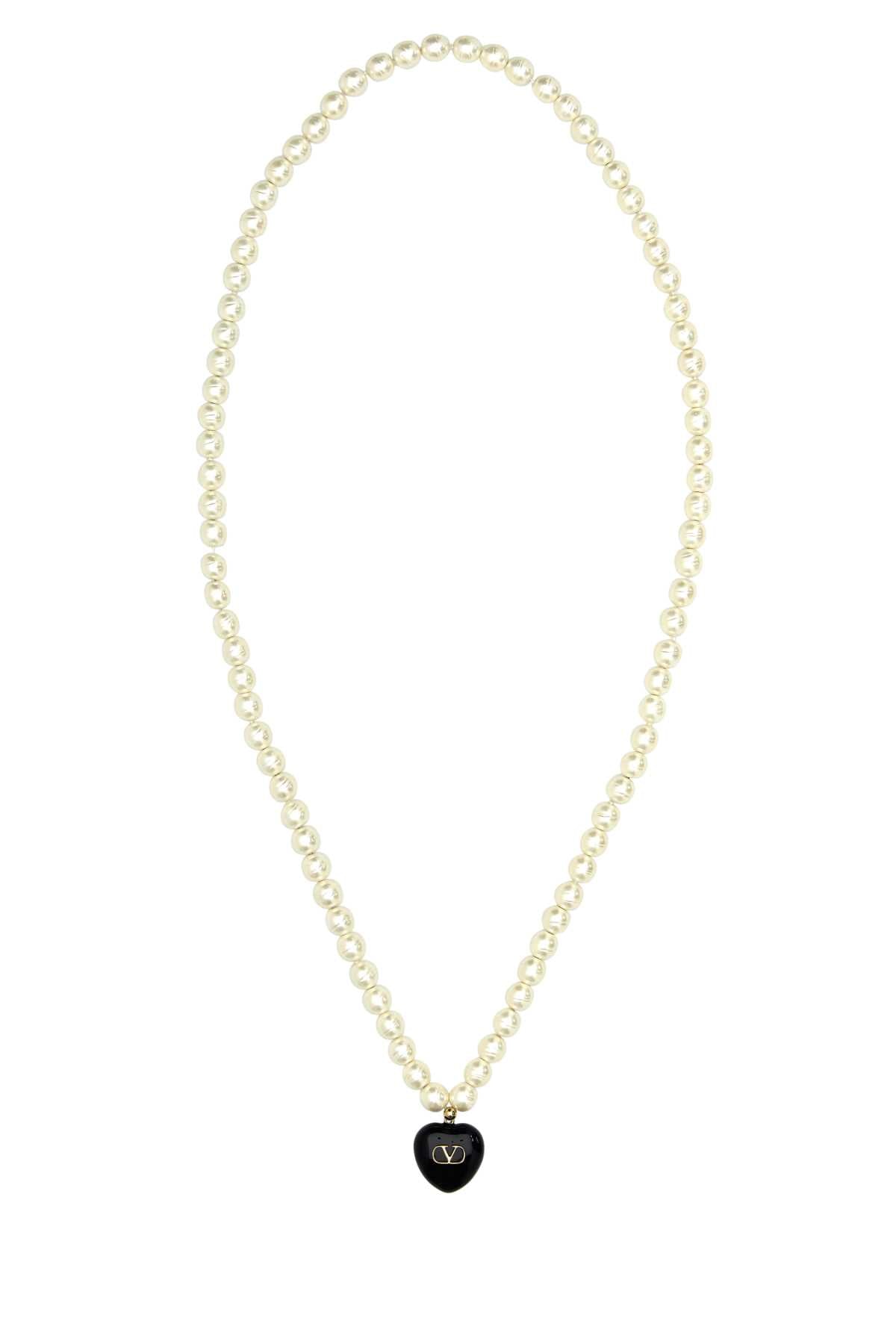 VALENTINO GARAVANI NECKLACE (L.90) | CUORE | For Women Exterior: 100% Pearls Finishing color: Gold
