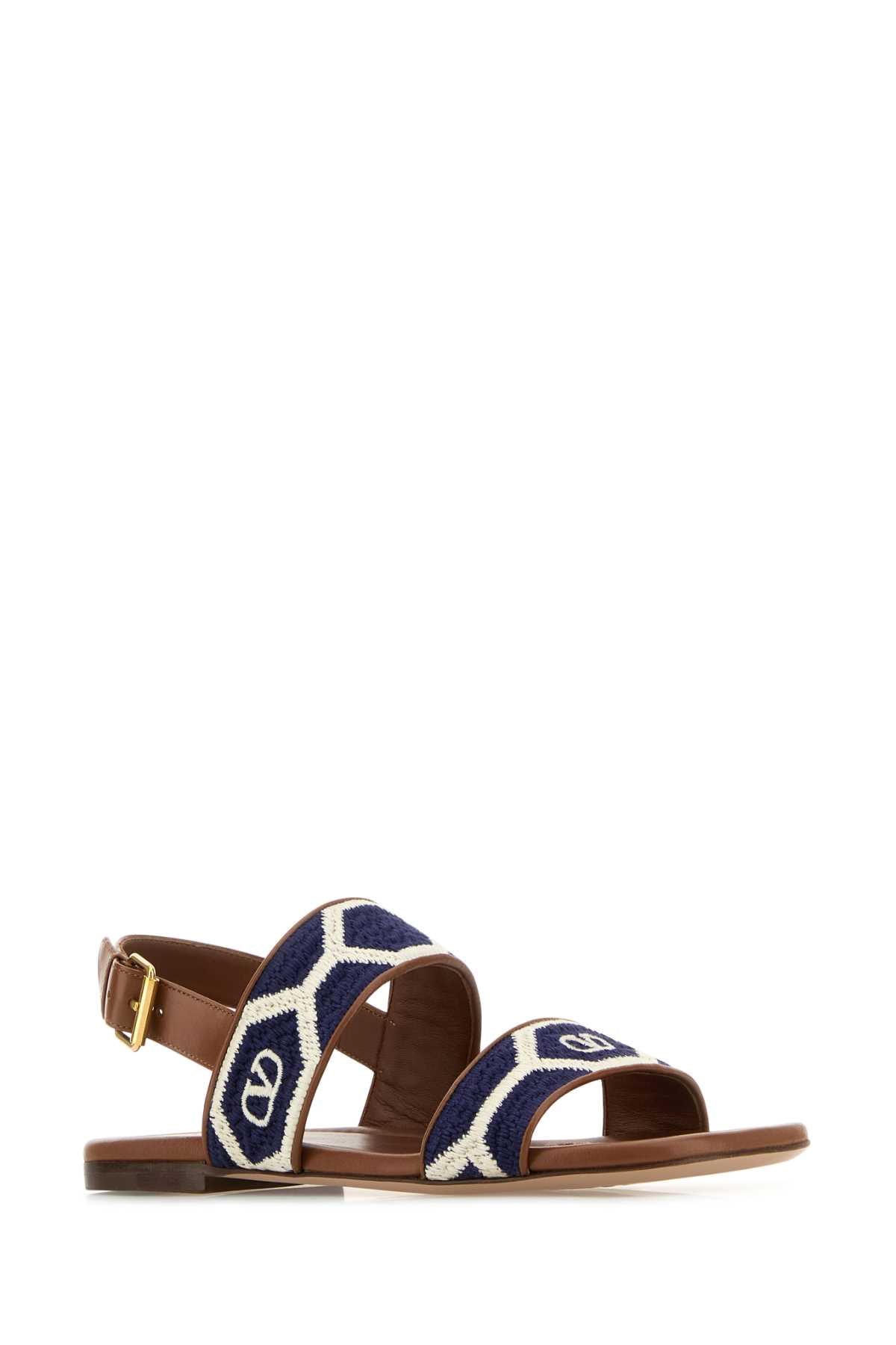 VALENTINO GARAVANI SANDAL | VALENTINO GARAVA For Women Exterior: 100% Fabric Interior: 100% Leather Sole: Leather