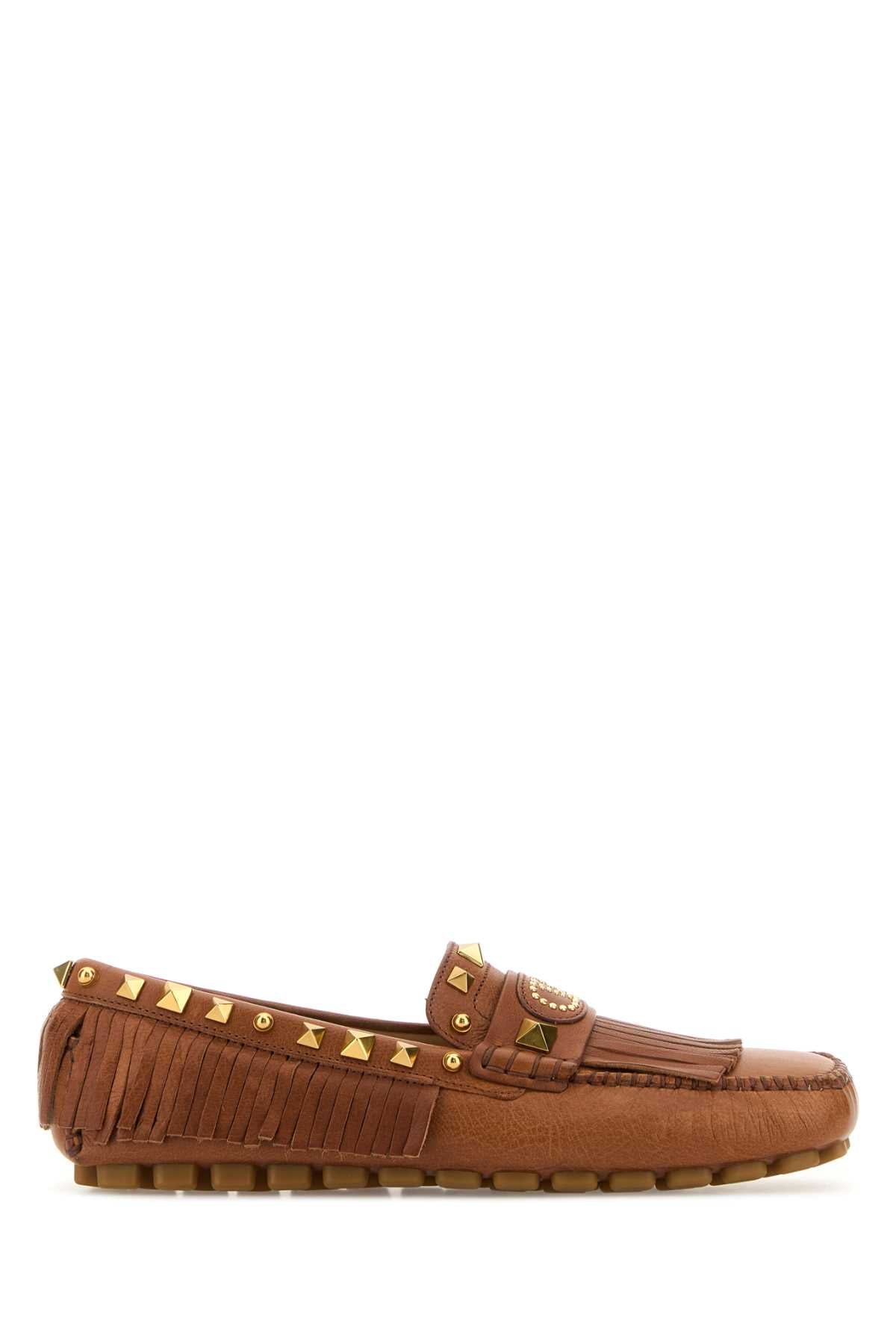 VALENTINO GARAVANI DRIVER | VG PLASTER CASTE For Women Exterior: 100% Leather Interior: 100% Leather Sole: Leather and Rubber