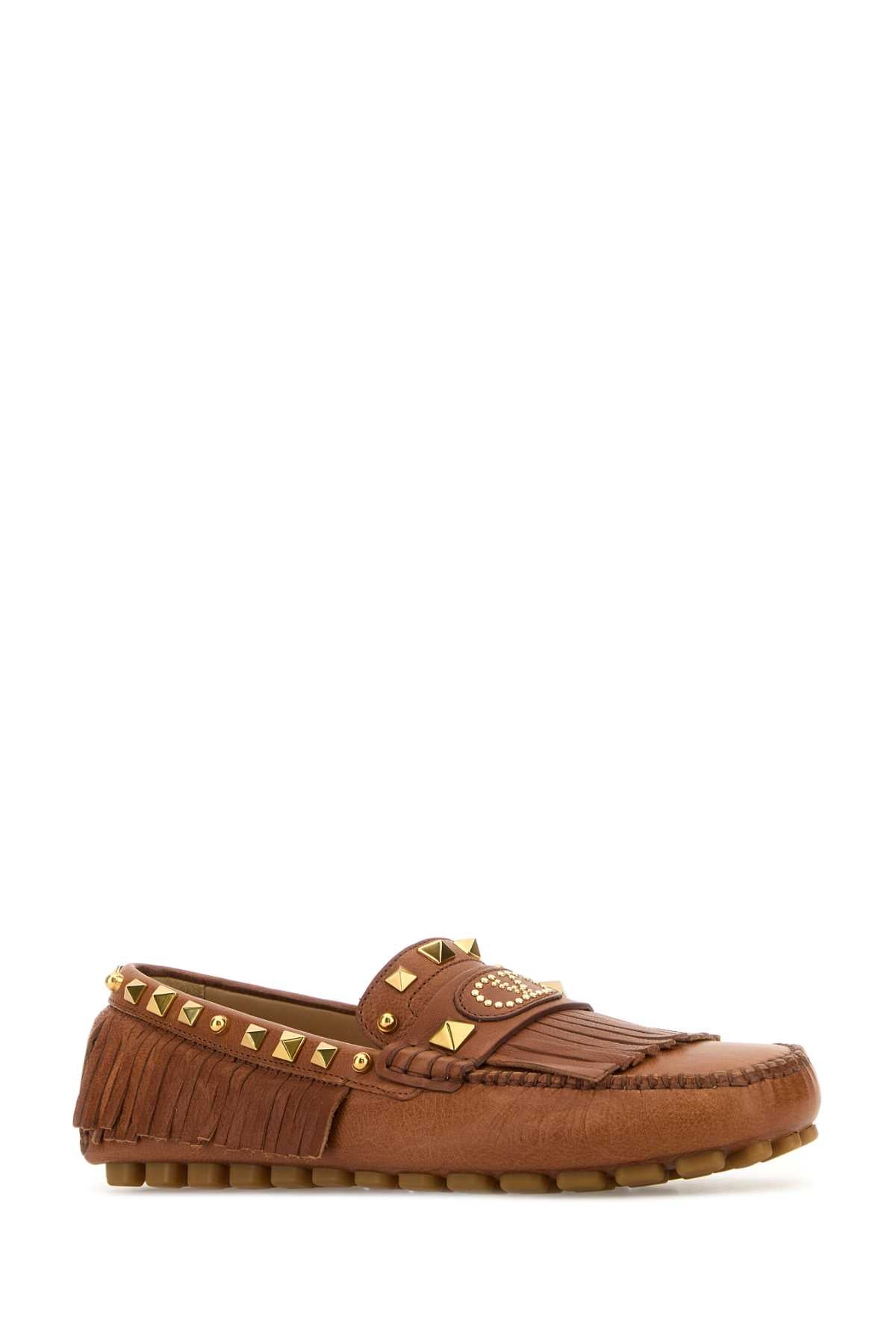 VALENTINO GARAVANI DRIVER | VG PLASTER CASTE For Women Exterior: 100% Leather Interior: 100% Leather Sole: Leather and Rubber