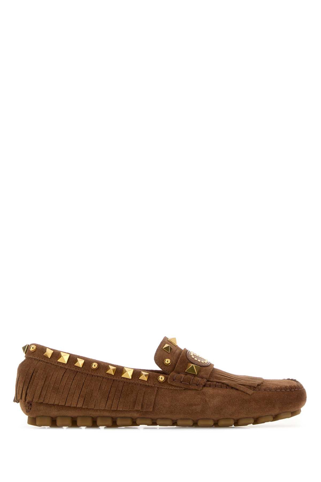 VALENTINO GARAVANI DRIVER | VG PLASTER CASTE For Women Exterior: 100% Leather Interior: 100% Leather Sole: Leather and Rubber