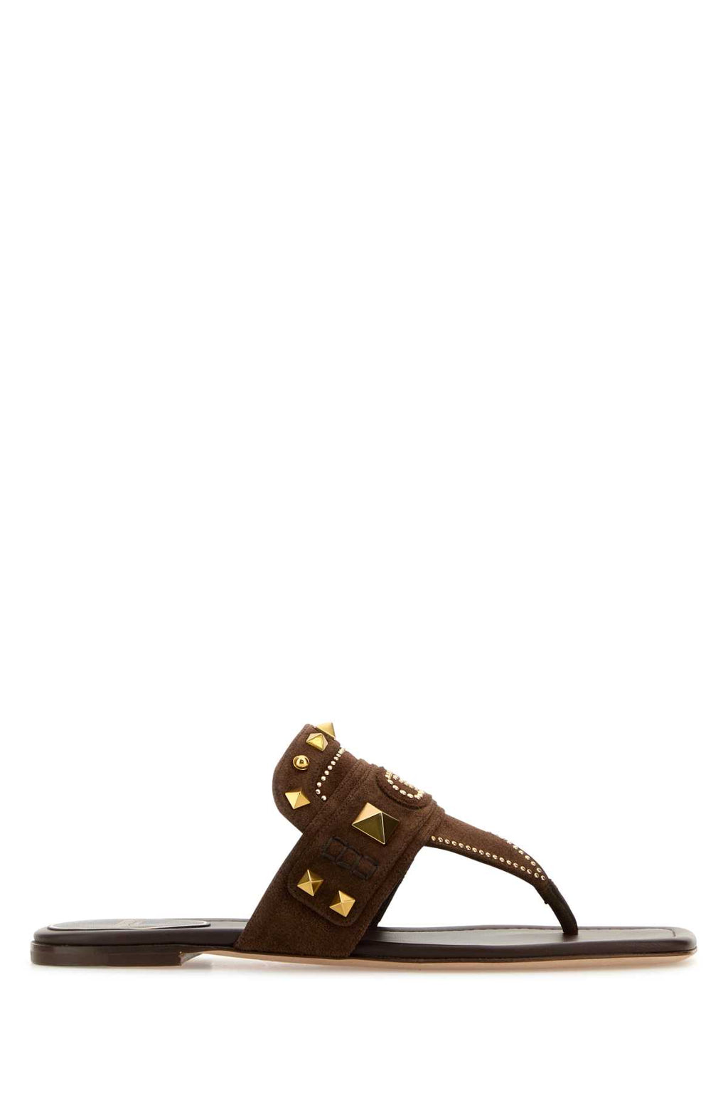 VALENTINO GARAVANI THONG | VG PLASTER CASTER For Women Exteiror: 100% Suede Interior: 100% Leather Sole: Leather