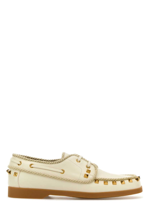 VALENTINO GARAVANI BOAT SHOE | VALENTINO GAR For Women Exterior: 100% Leather Interior: 100% Leather Sole: Rubber