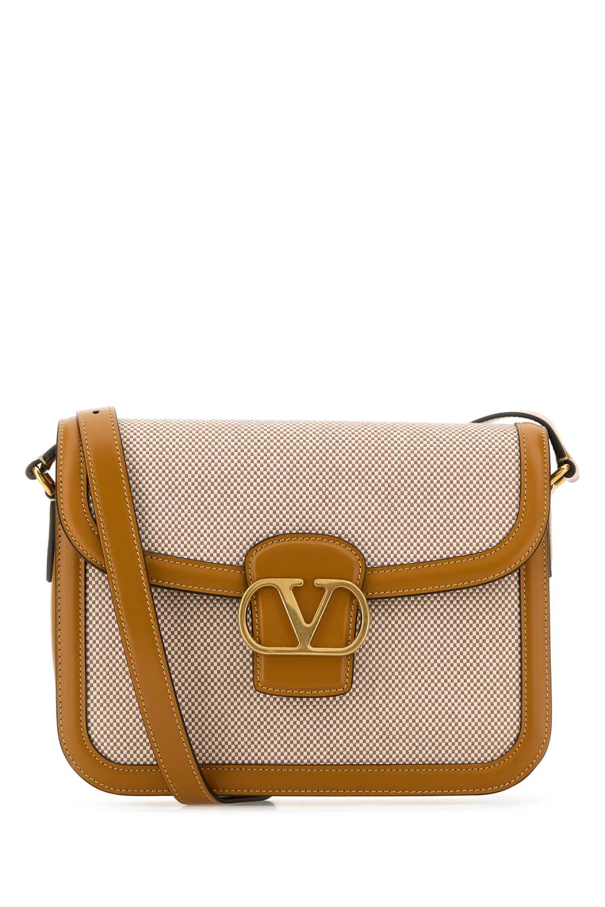 VALENTINO GARAVANI SHOULDER BAG For Men Exterior: 100% Fabric 100% Leather Lining: 100% Nappa leather Finishing: Golden metal