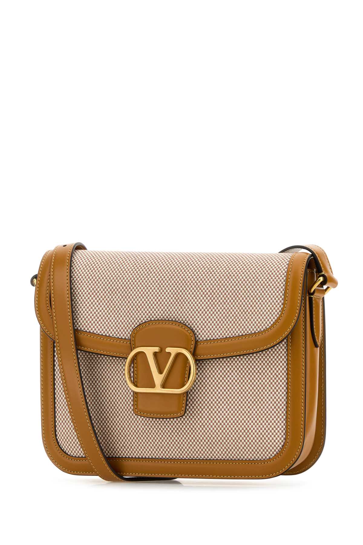 VALENTINO GARAVANI SHOULDER BAG For Men Exterior: 100% Fabric 100% Leather Lining: 100% Nappa leather Finishing: Golden metal