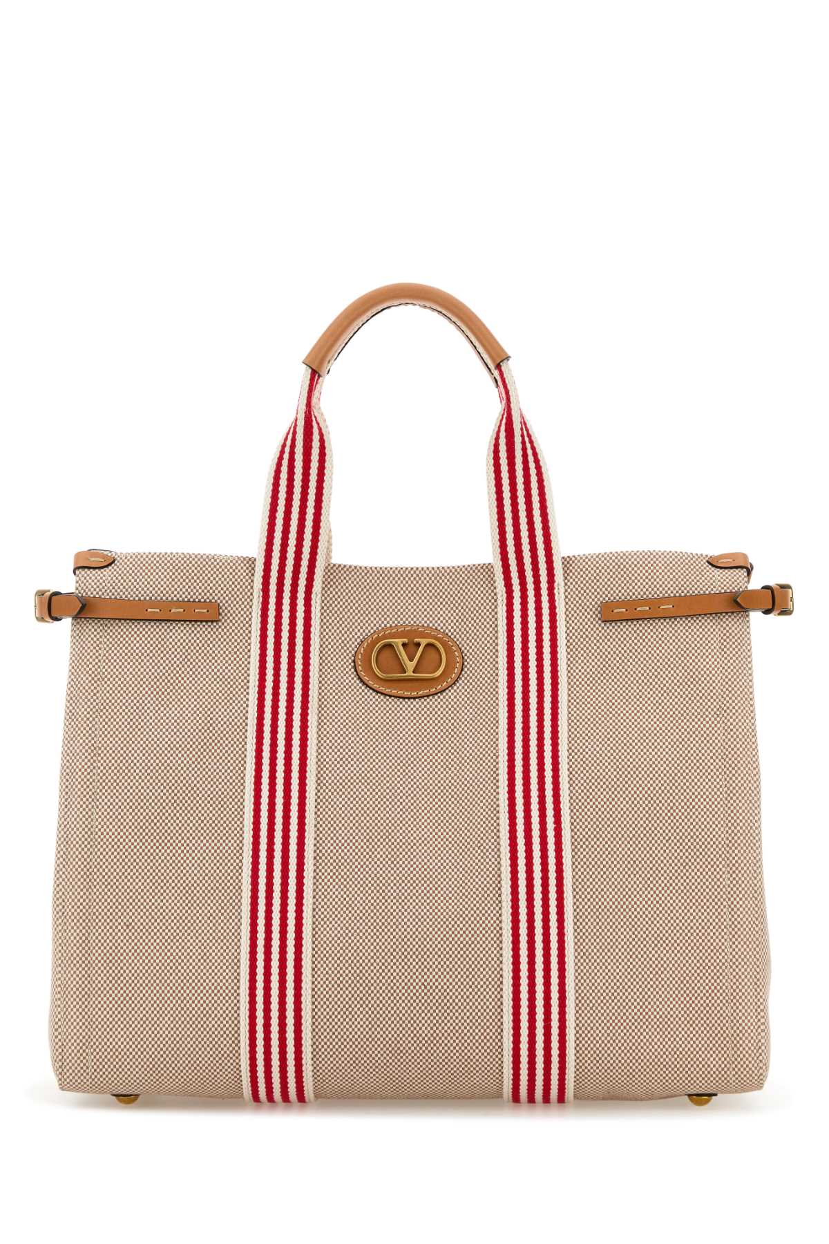 VALENTINO GARAVANI LARGE TOTE For Men Exterior: 100% Fabric Lining: 100% Fabric Finishing: Golden metal
