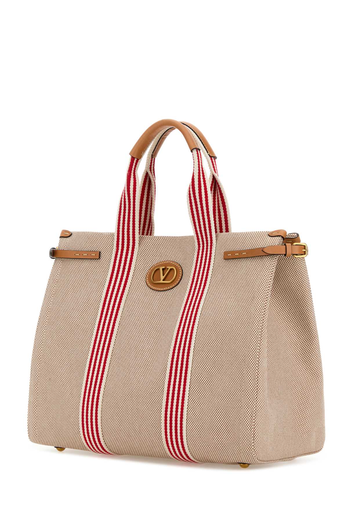 VALENTINO GARAVANI LARGE TOTE For Men Exterior: 100% Fabric Lining: 100% Fabric Finishing: Golden metal