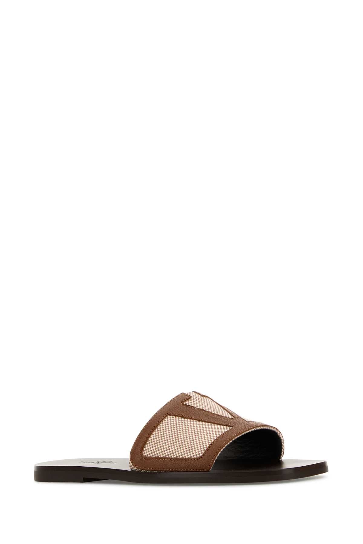 VALENTINO GARAVANI SLIDE | VIVA SUPERSTAR | For Men Exterior: 100% Fabric 100% Leather Interior: 100% Leather Sole: Rubber
