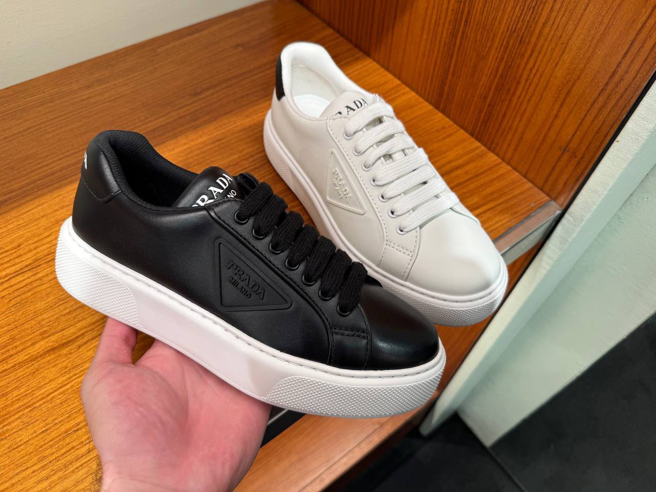 Downtown Leather Sneakers