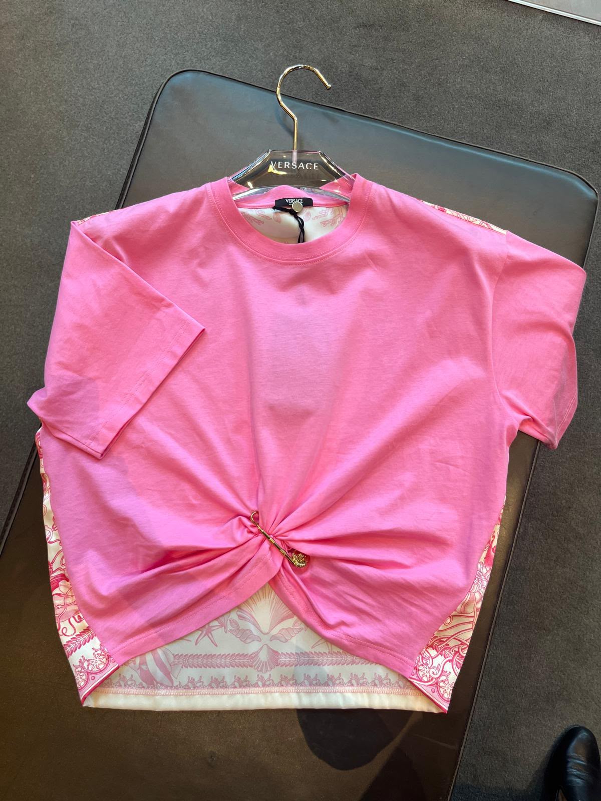 Safety Pin Detail T-Shirt