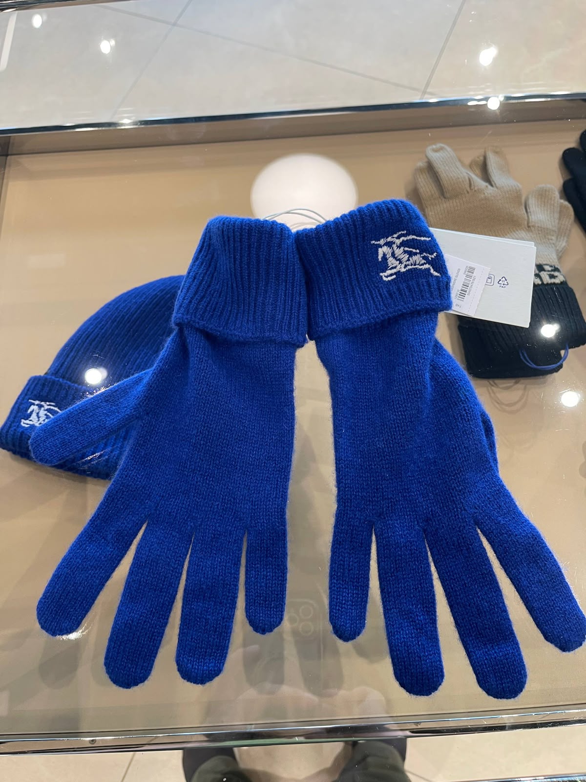Equestrian Knight Design Cashmere Gloves