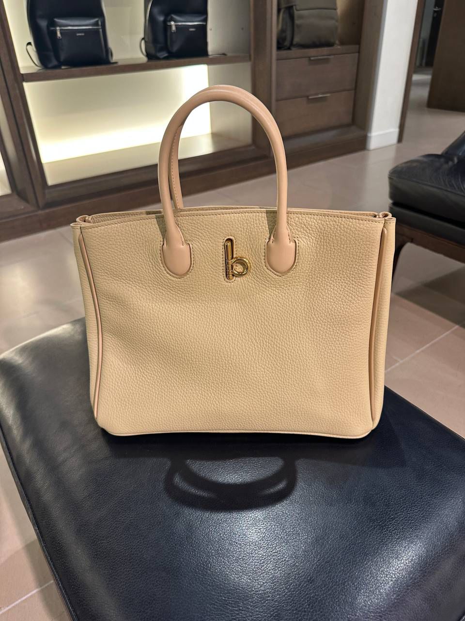 Bally Emblem Small Tote Bag