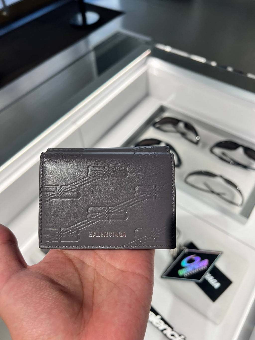 BB Monogram Flap Card Holder