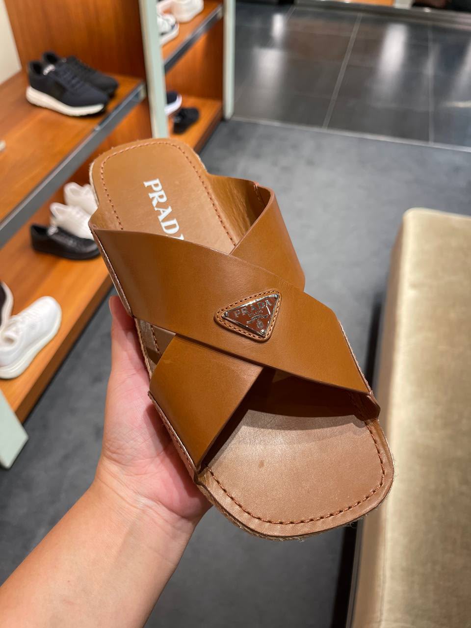 Leather Slides