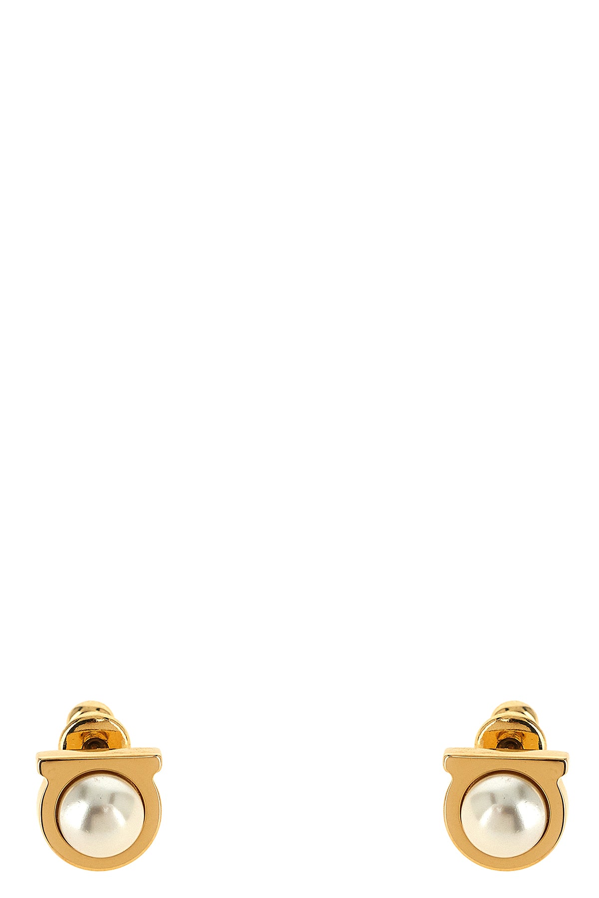 'Gancini' pearl earrings