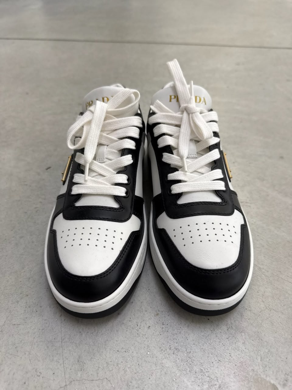 Suede and Nylon Sneakers