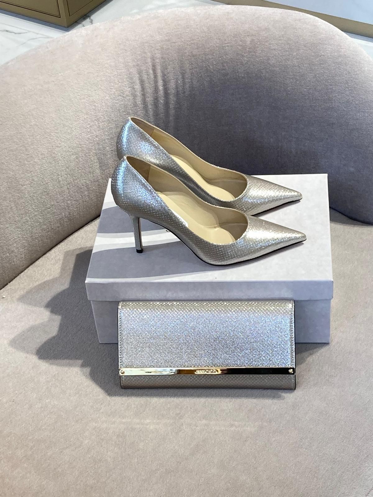 Romy Pumps and Clutch Set