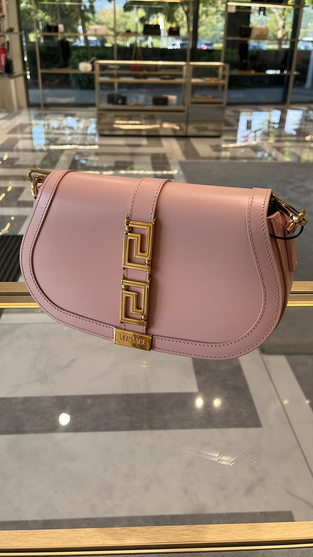 Greca Goddess Small Shoulder Bag