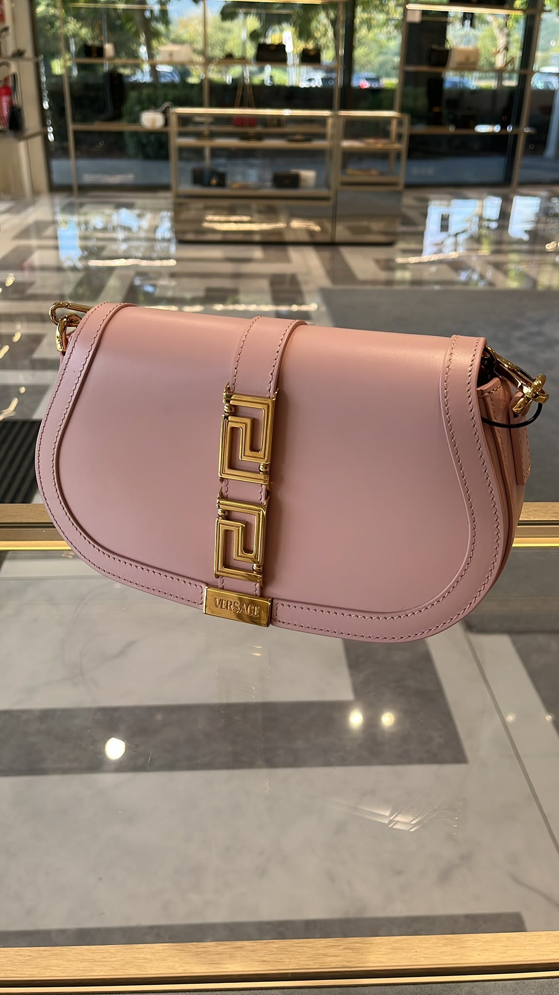 Greca Goddess Small Shoulder Bag