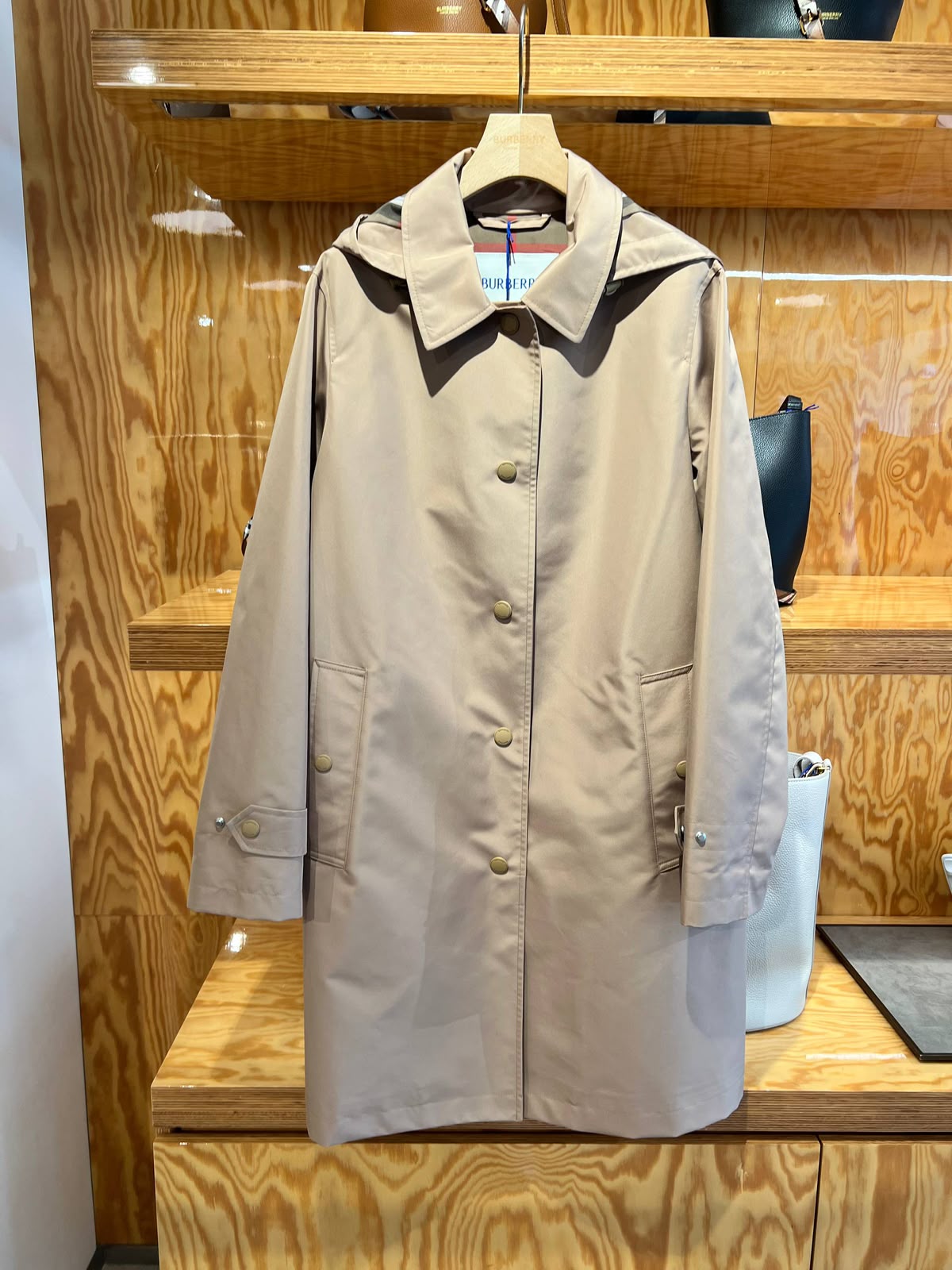 Hooded Trench Coat