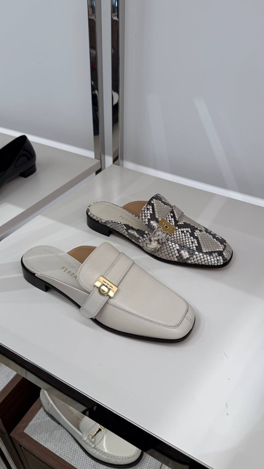 Gancini Loafer Mules