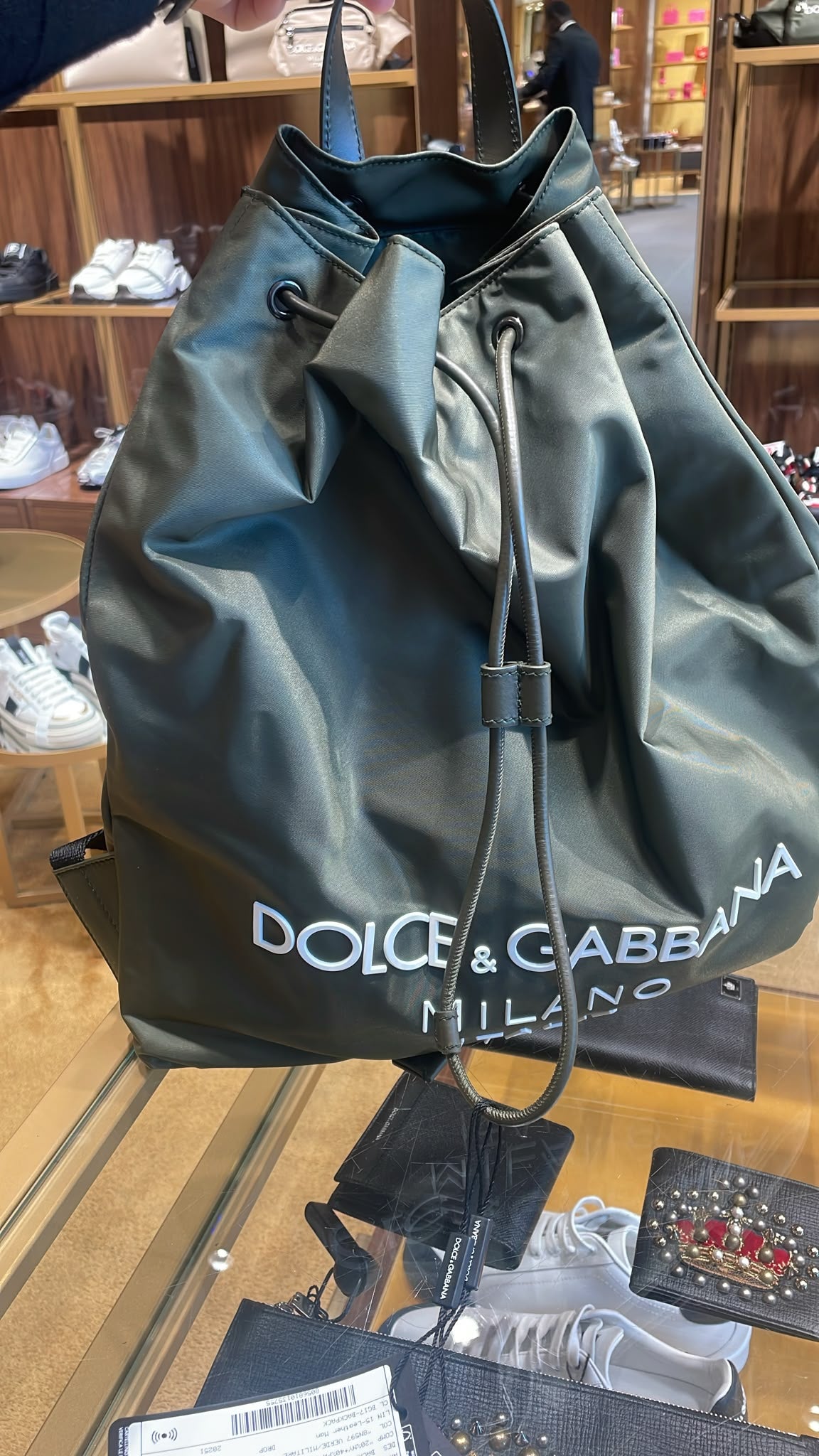 Nylon Drawstring Backpack