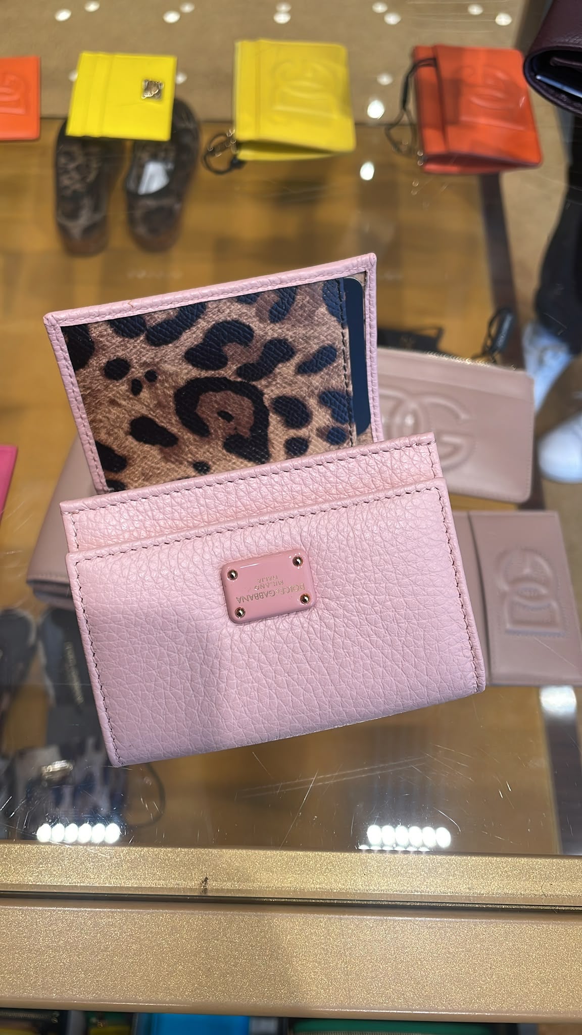 Card Holder with Logo Plate