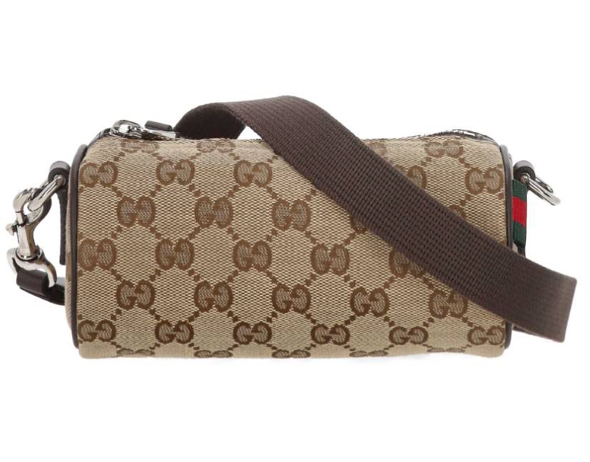 GG Supreme Canvas Barrel Bag