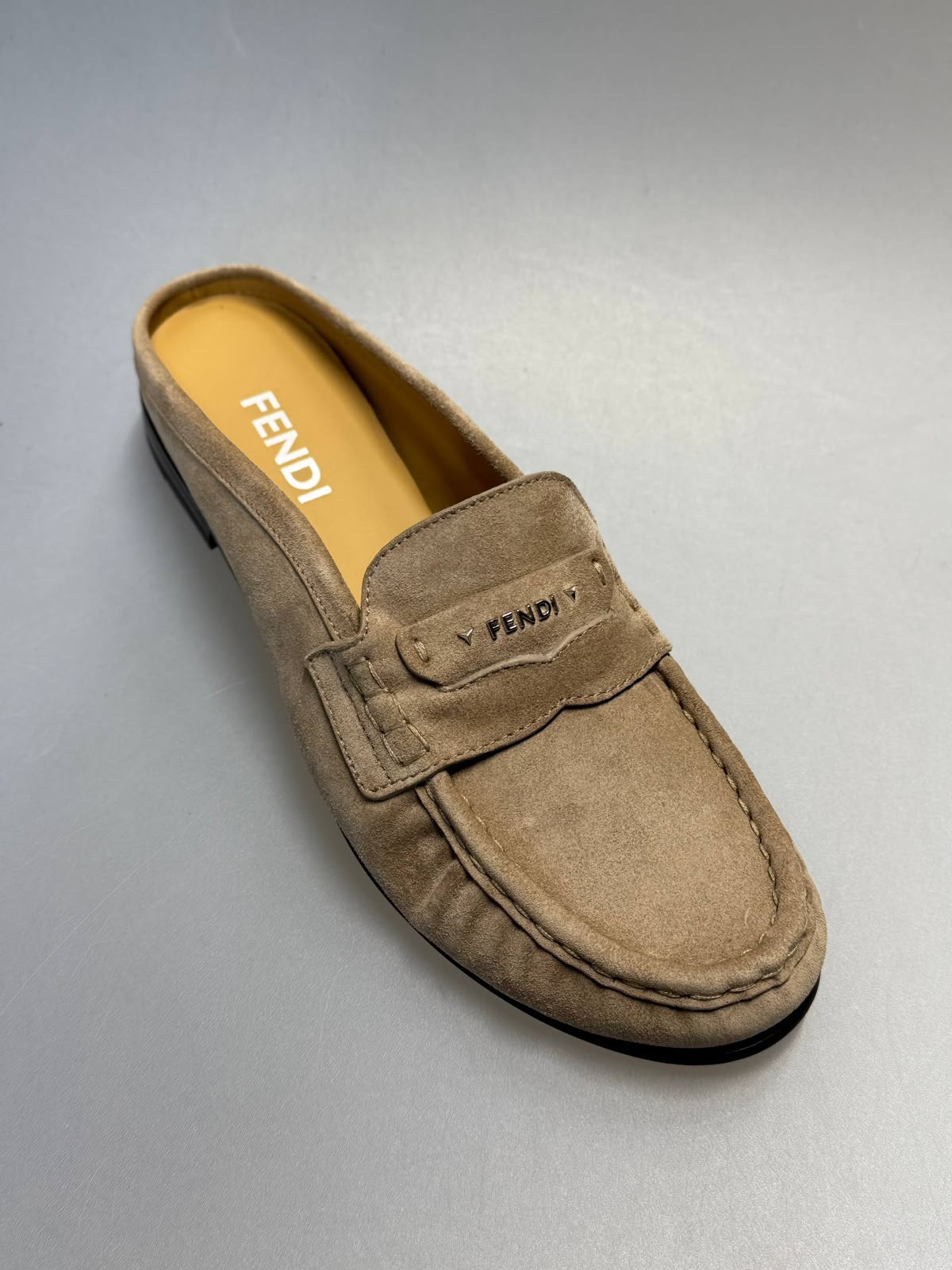 Suede Mules