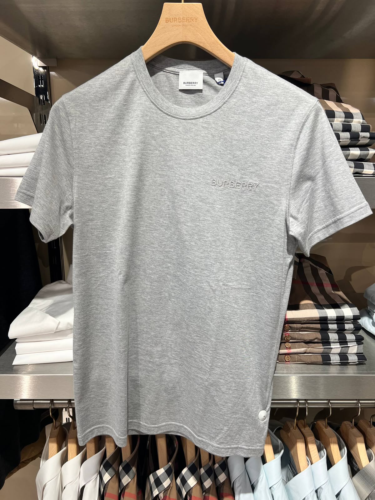 Embroidered Logo Cotton T-shirt