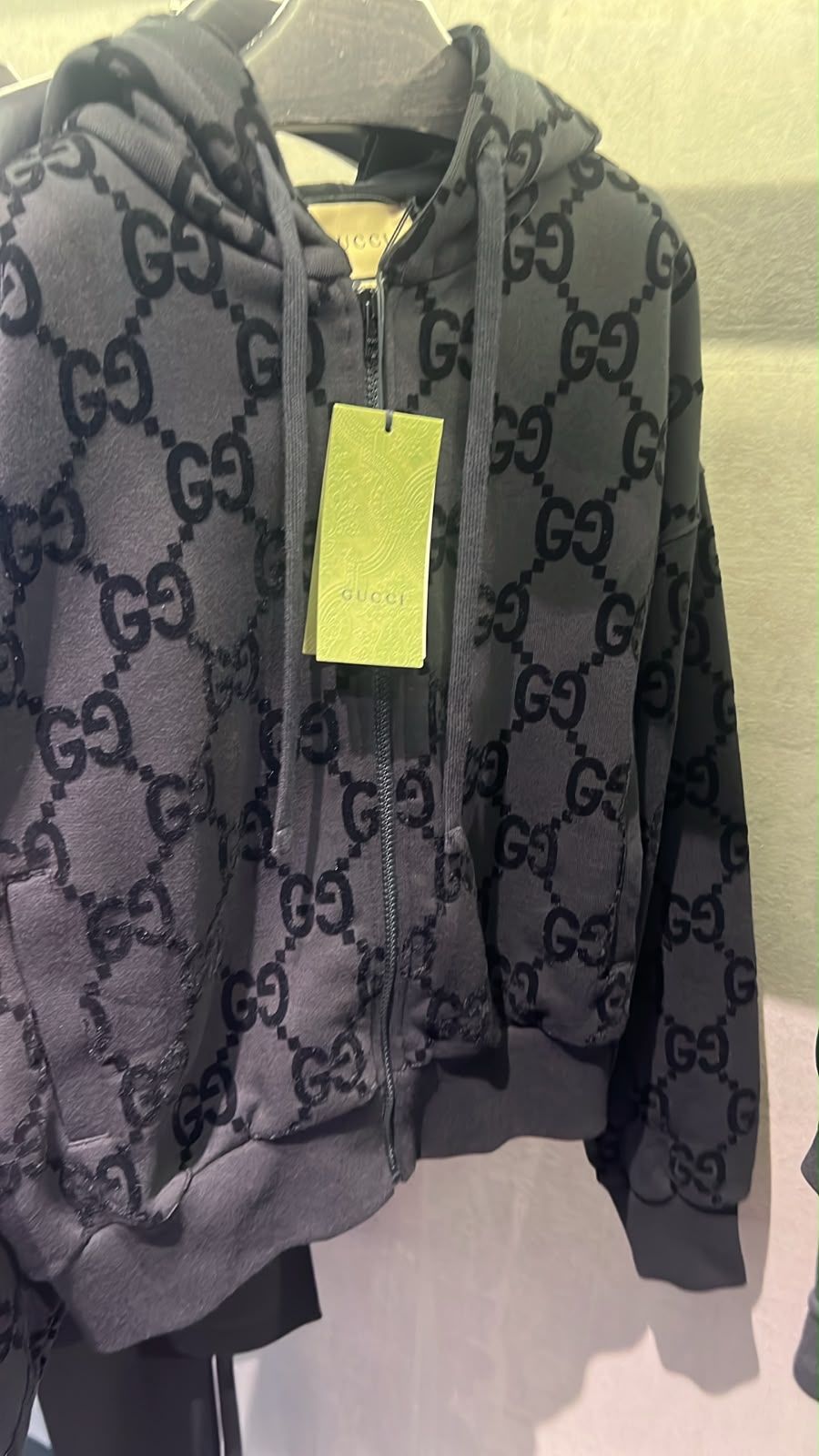 GG Monogram Zip-Up Hoodie