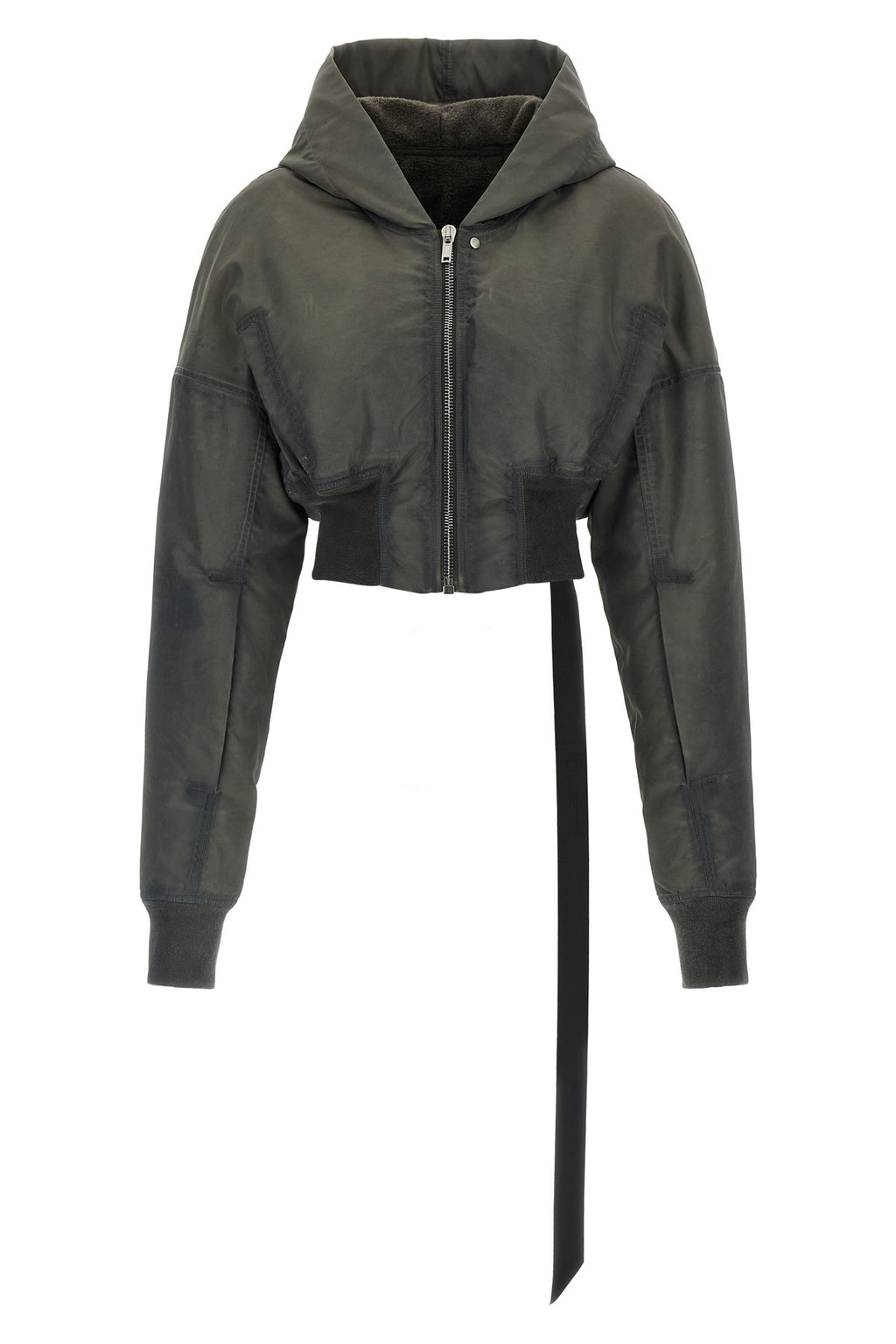 'Hooded Cropped Flight' bomber jacket