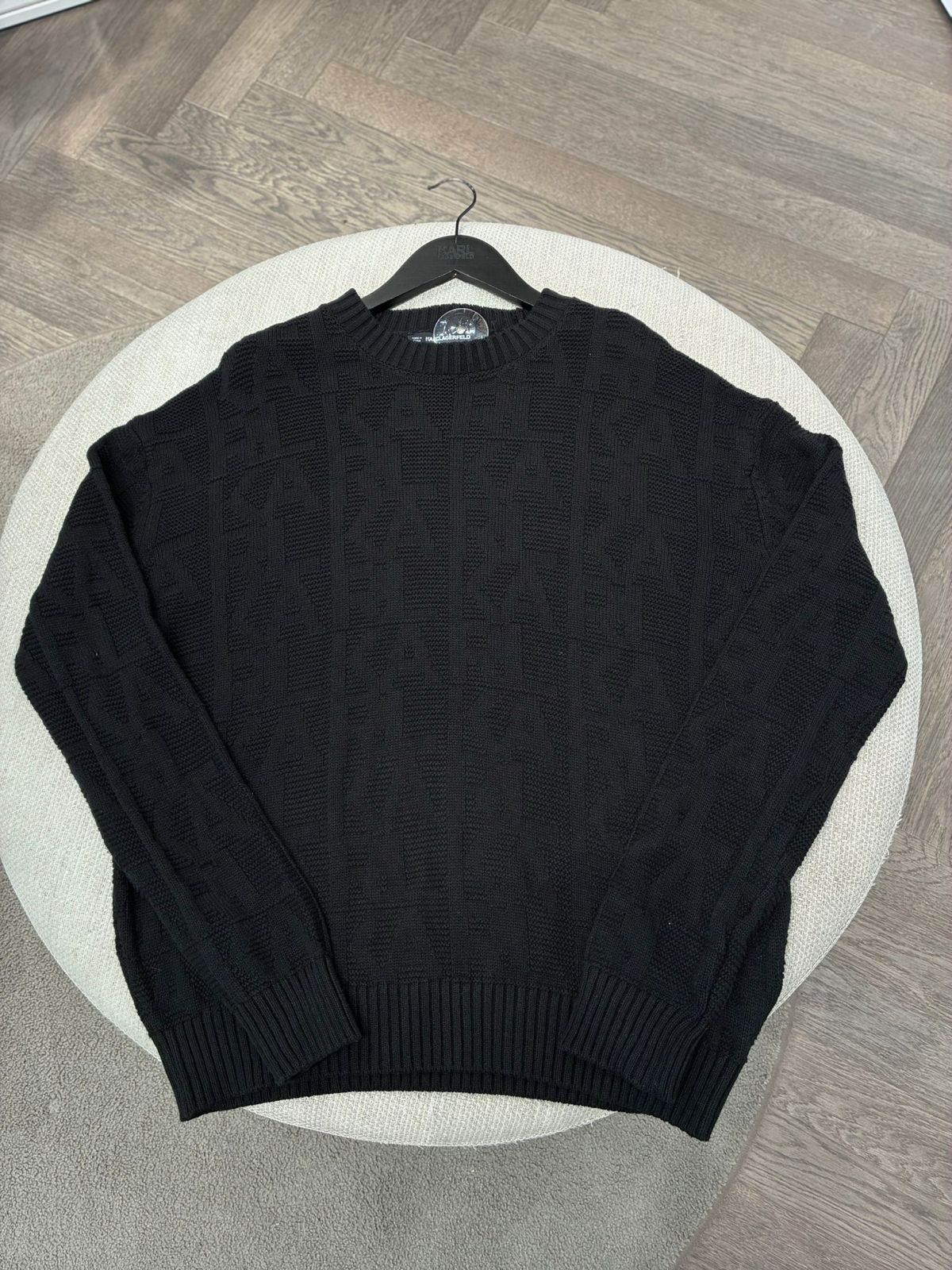 Monogram Jacquard Crewneck Sweater