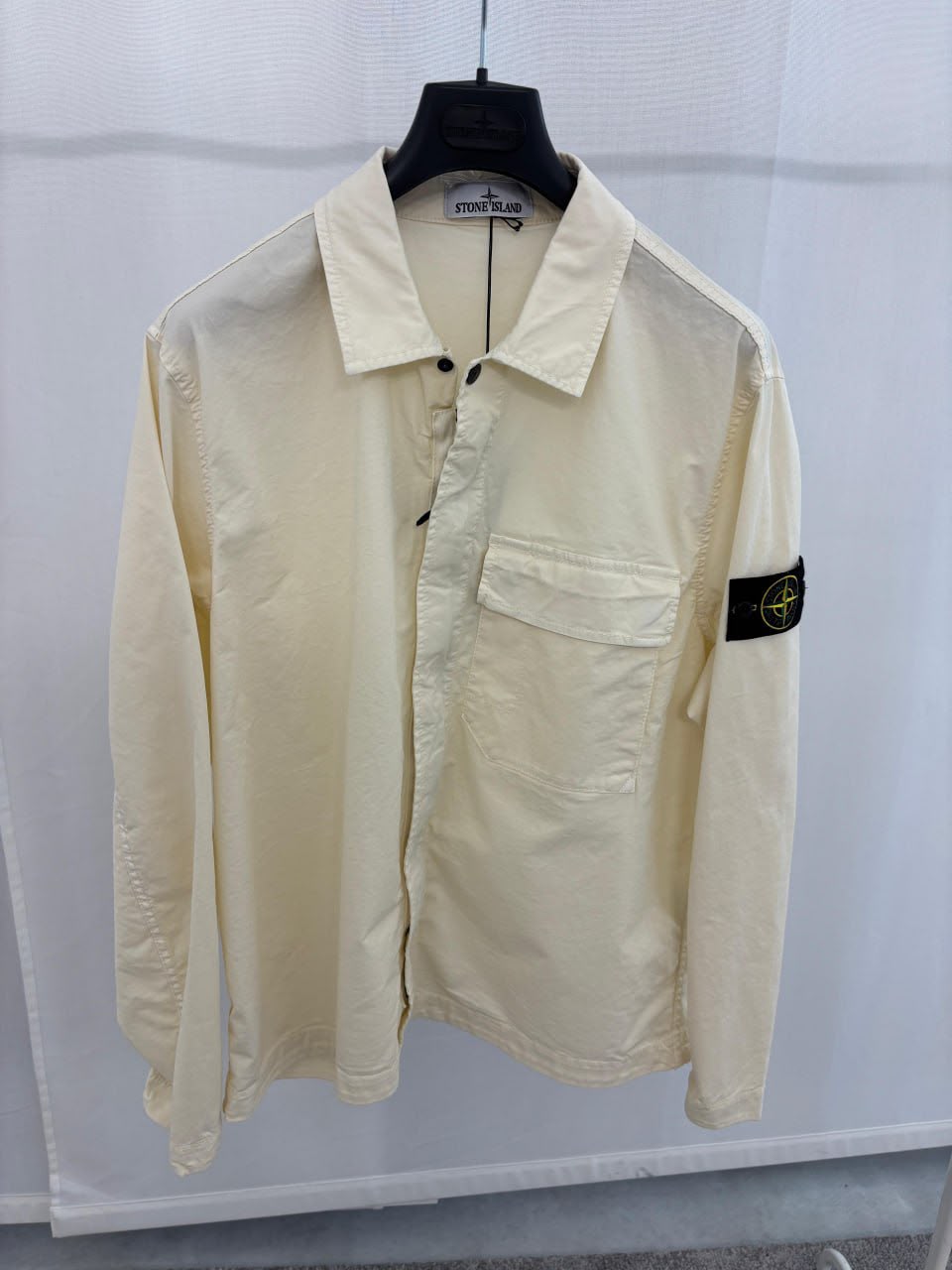Garment Dyed Cotton Twill Overshirt