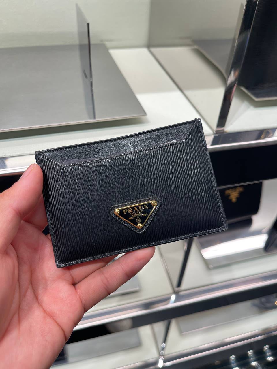 Saffiano Leather Card Holder