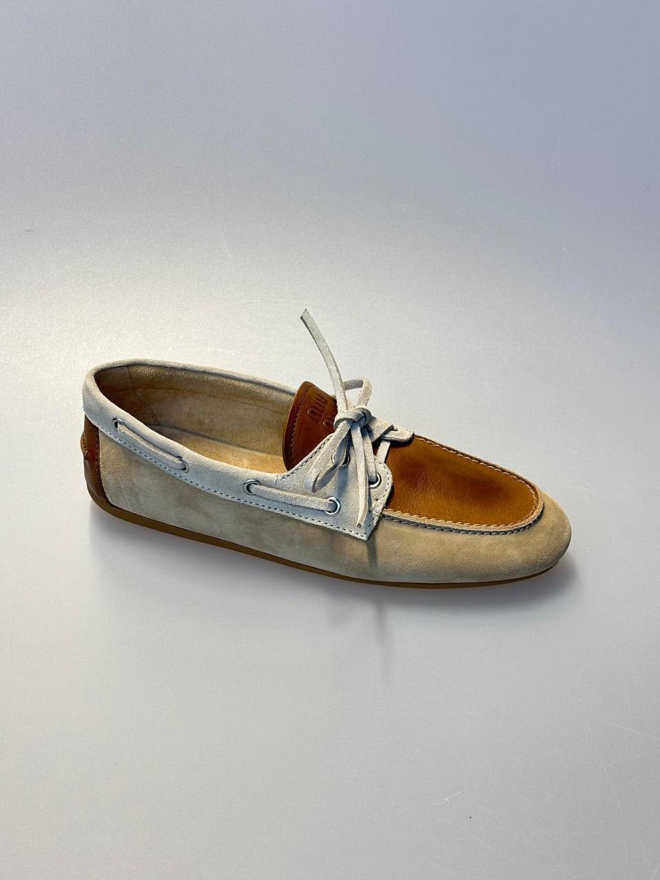 Suede and Leather Boat Shoes