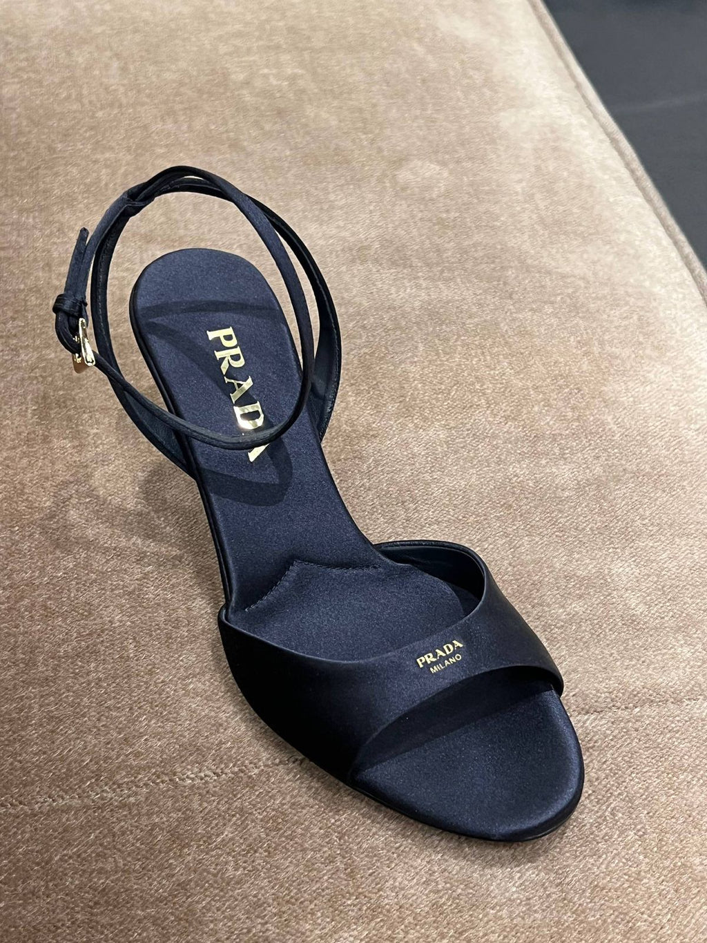 Satin sandals