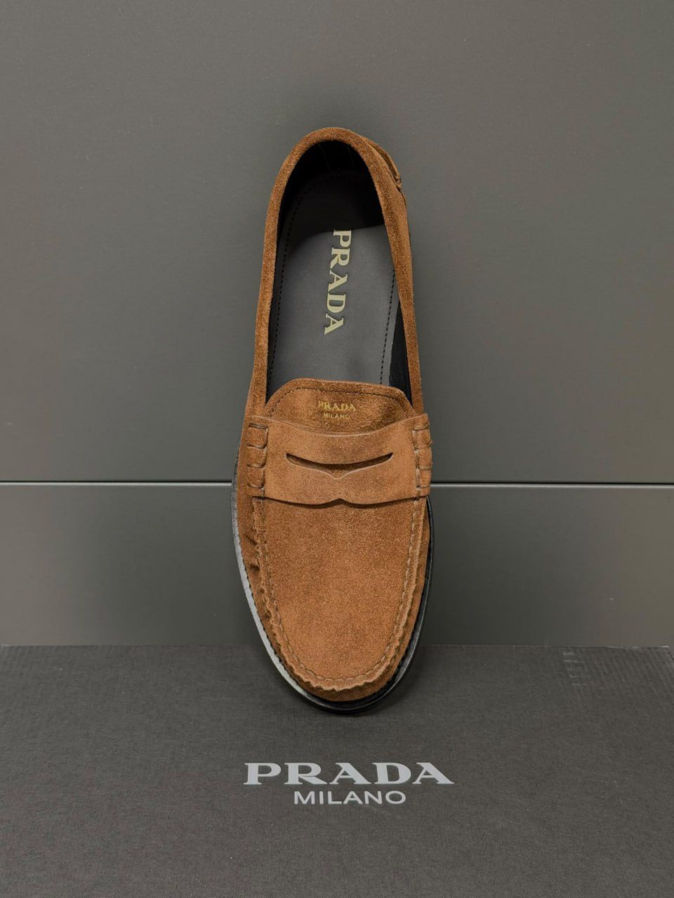 Suede Penny Loafers