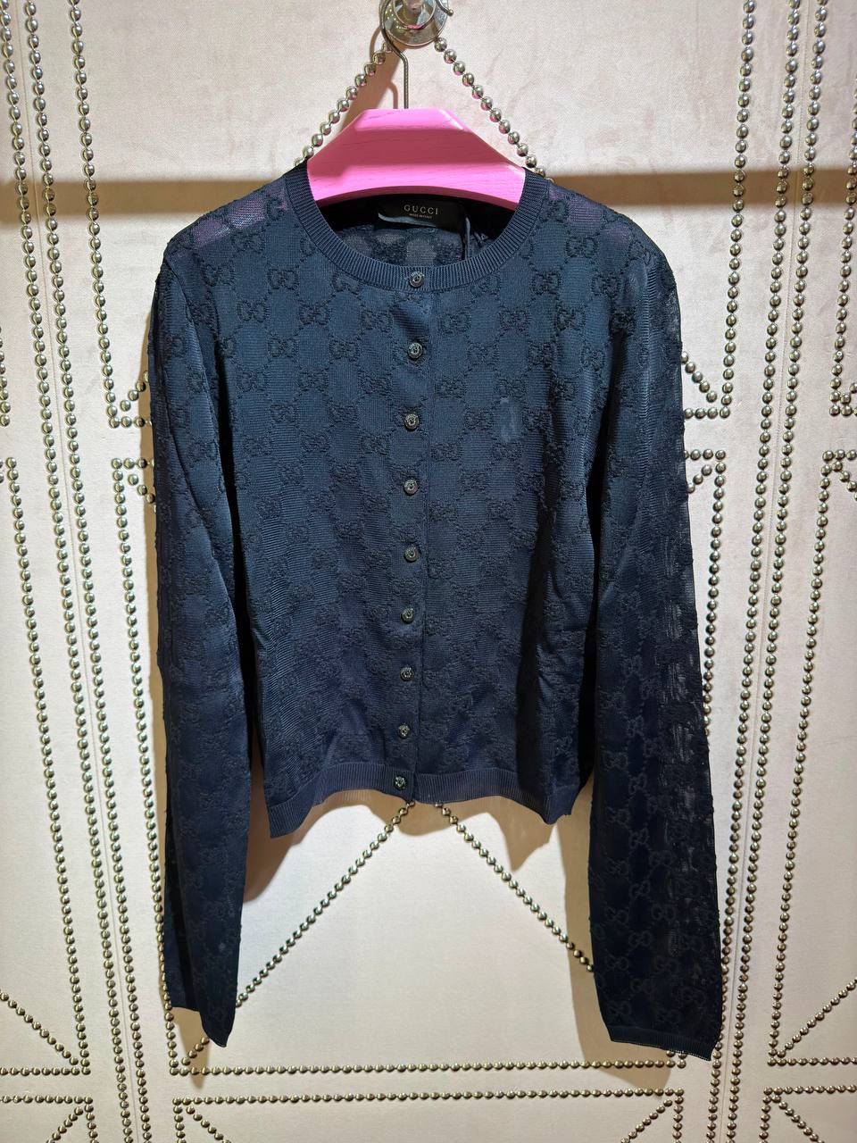 GG Monogram Knit Cardigan